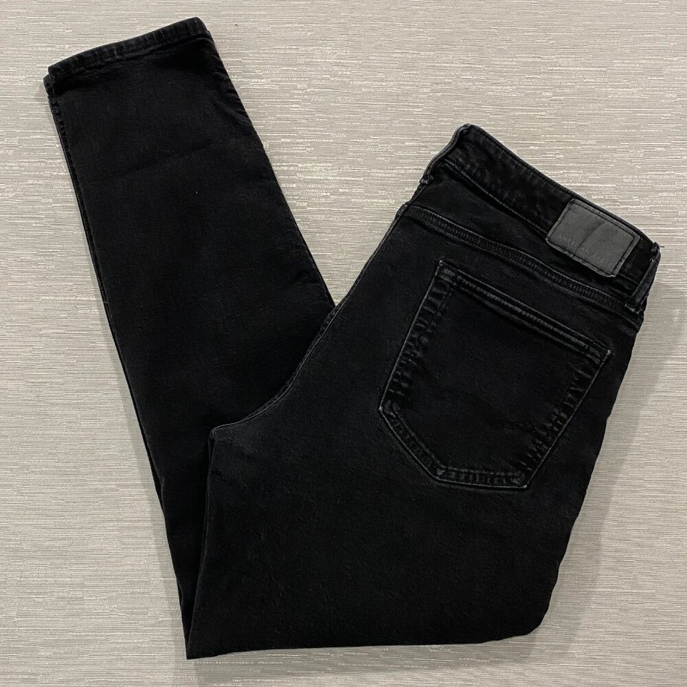 American Eagle Jeans Athletic Fit Mens 34 x 32 Black Denim Pants